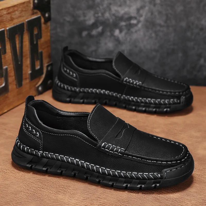 Mocasines de Cuero Genuino Savona
